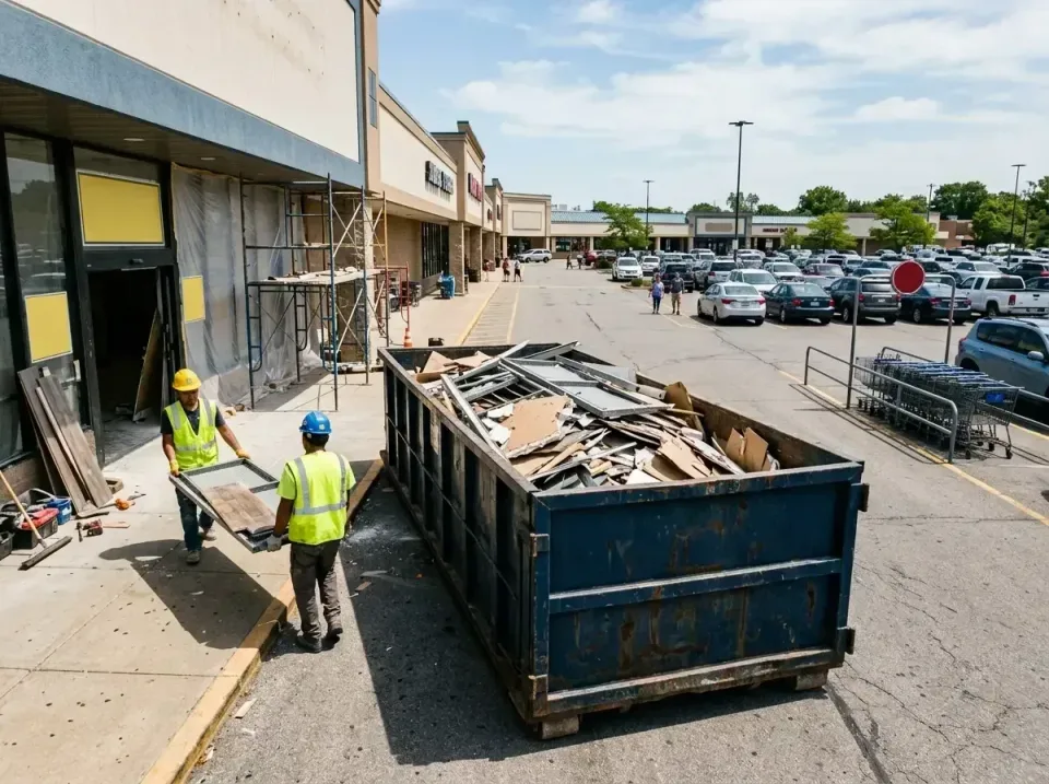 retail-store-renovation-debris-003 — frequently asked questions, Roll-off Dumpster Rentals in Carlinville, IL